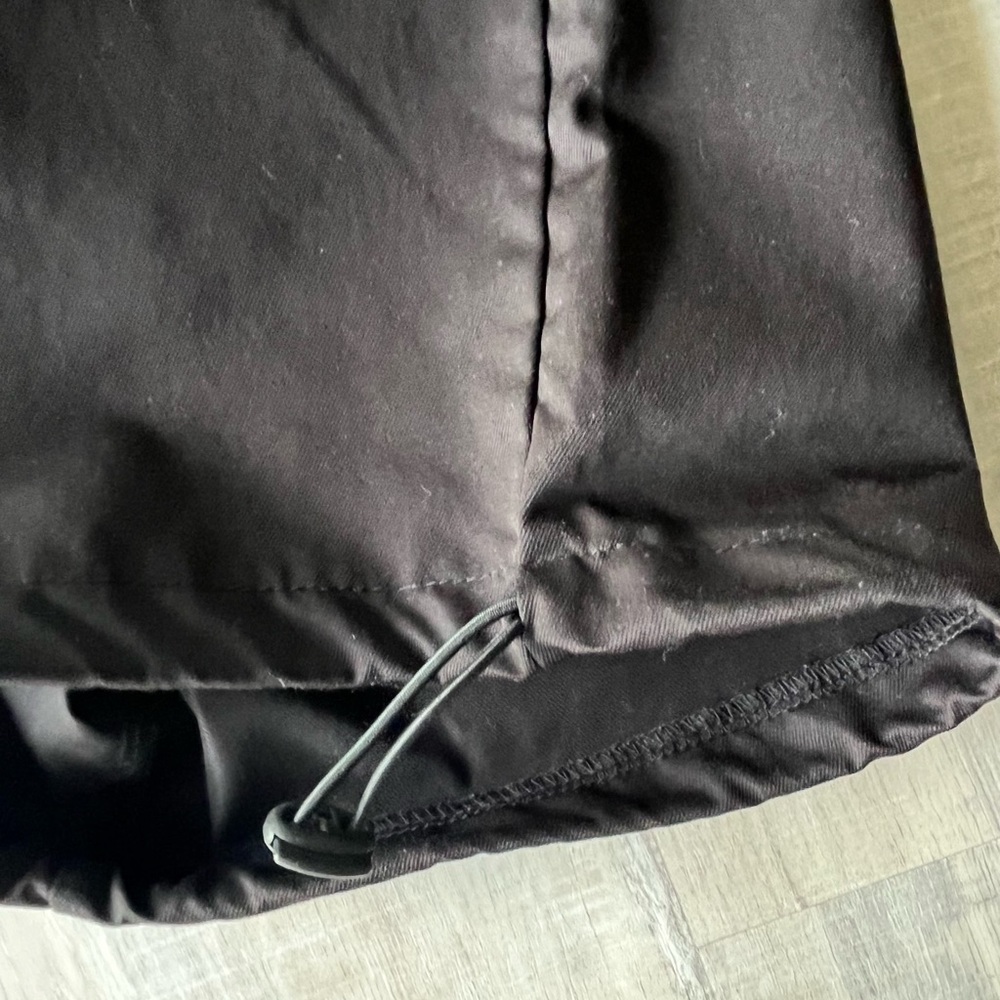 YAHUIUL Black Cargo/Parachute Baggy Low Waist Pants Size XS - Picture 8 of 8